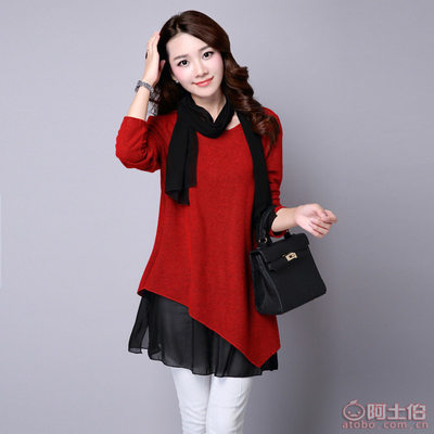 【4B-1292016新款秋裝胖MM時(shí)尚修身顯瘦百搭長(zhǎng)袖拼接連衣裙8682】深圳市南山區(qū)七彩紛服飾批發(fā)商行 - 產(chǎn)品庫(kù)